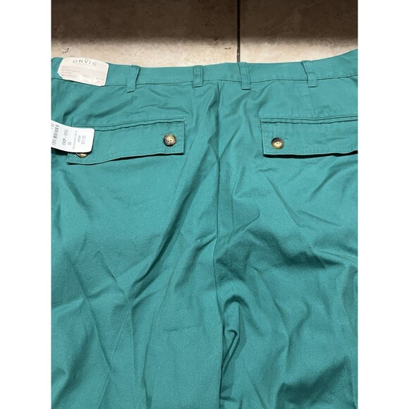 Vintage Orvis Pants Mens 38X30 Green Lightweight Nextec Windproof Fishing Hiking - Picture 8 of 10